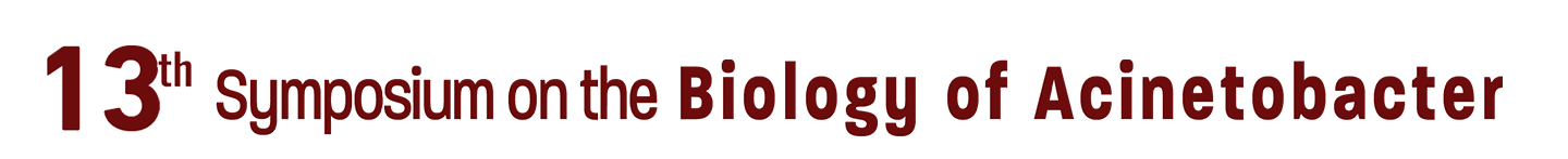 13th Symposium on the Biology of Acinetobacter